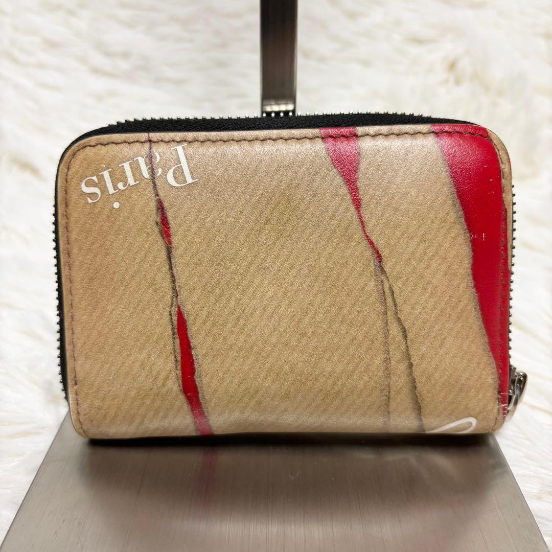 クリスチャンルブタン ケース 財布 ラウンドファスナー クラフトロゴ