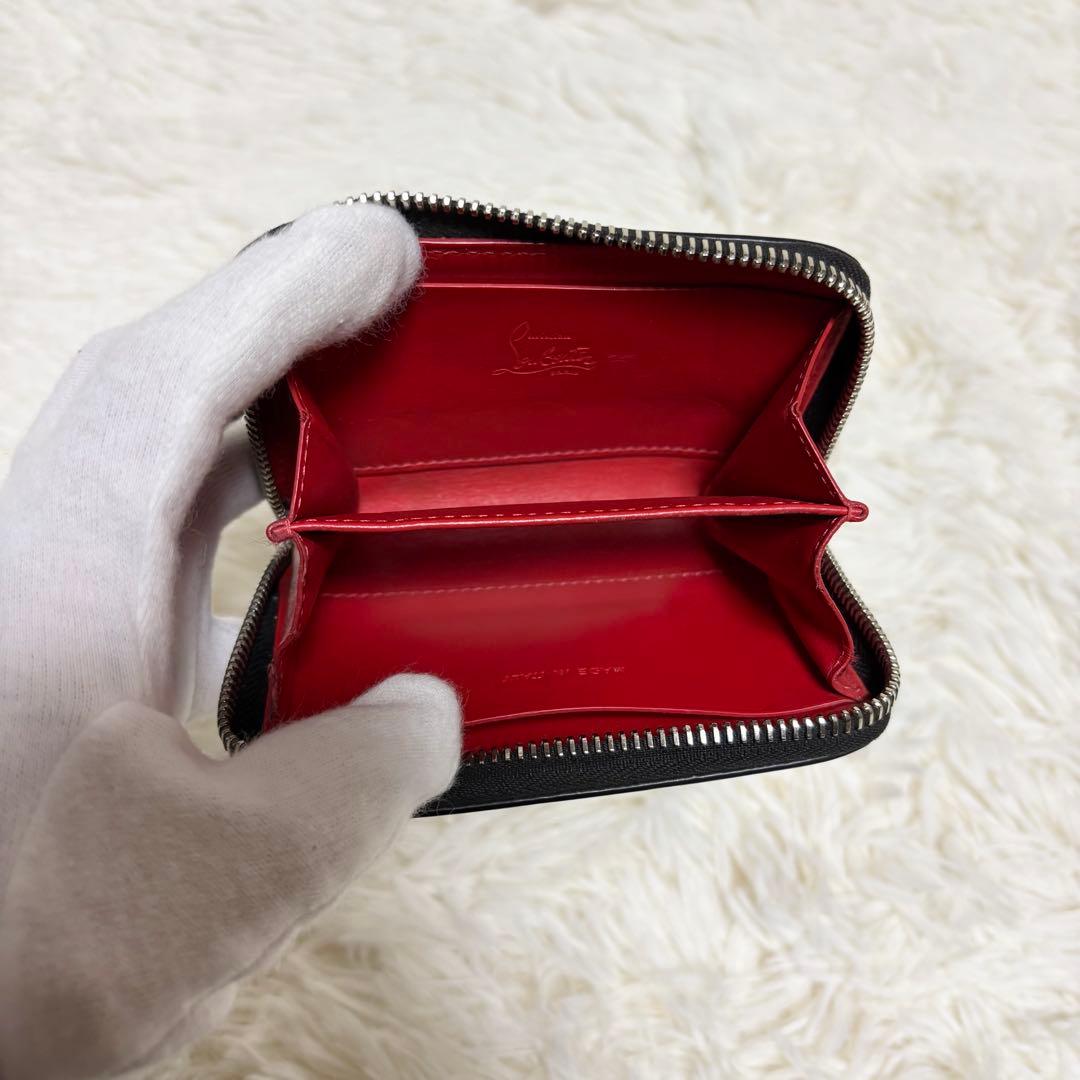 クリスチャンルブタン ケース 財布 ラウンドファスナー クラフトロゴ