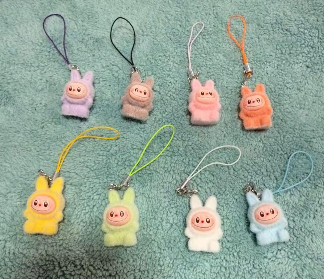 GODページ　LABUBU ラブブ　ぬいぐるみキーホルダー 8個セット