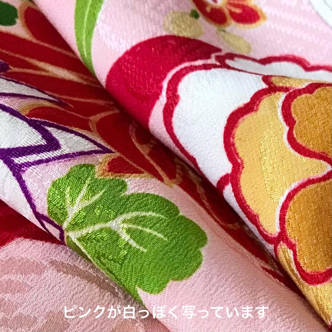 正絹 アンティーク着物 七五三 レトロ着物 古典柄