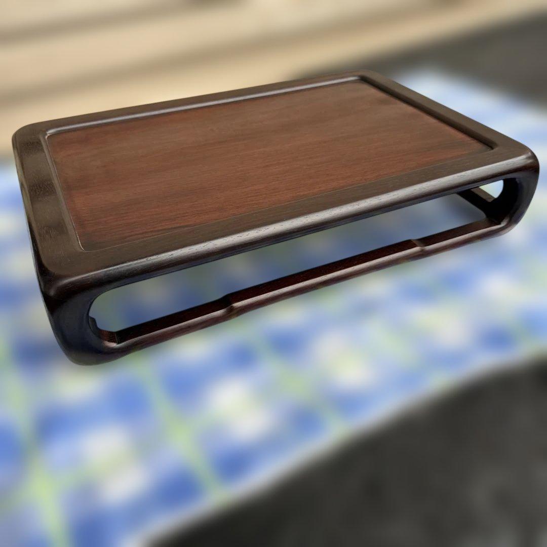 カリモク　ダルマ　紫檀　日本伝統工芸品　下村作