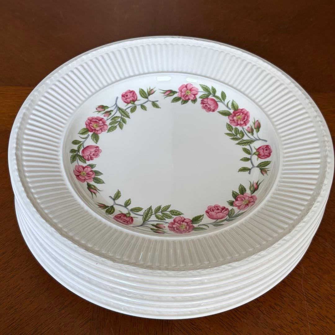 【レア美品】英国製　ウェッジウッド★ロザリンド★デザート皿　2枚