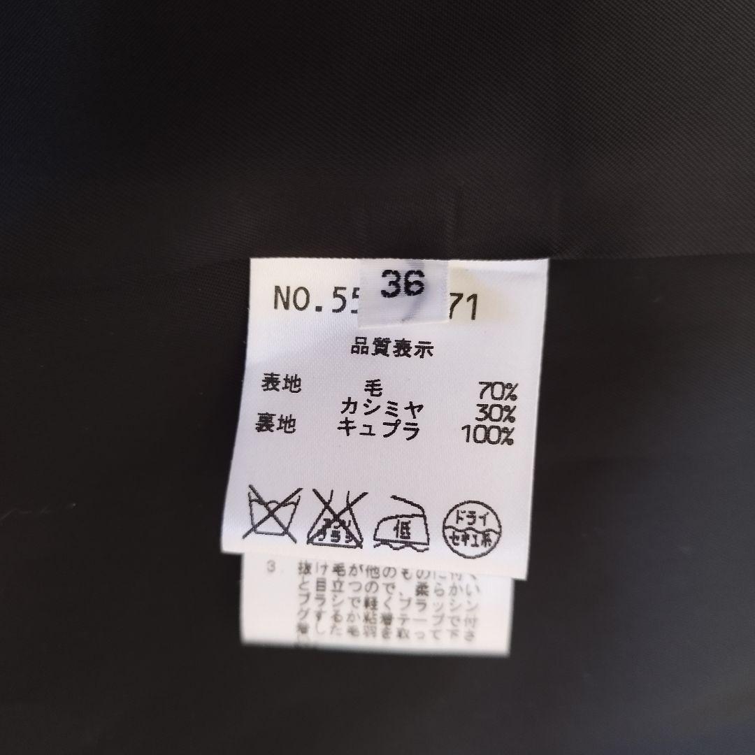 高級！上質！オールドイングランド スタンドカラーカシミアコート 黒 Sサイズ