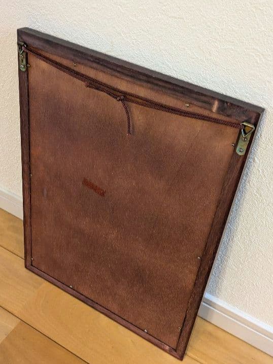 ウォールミラー　アメリカ製 ステンドグラス装飾