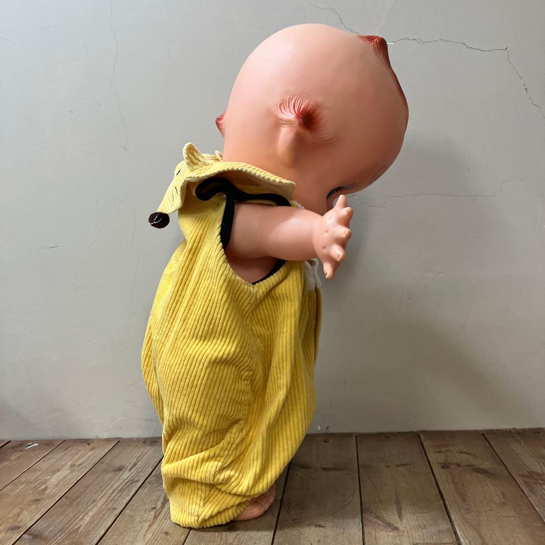 E-4 キューピー キューピー人形 ソフビ 特大キューピー レトロ雑貨 昭和レト