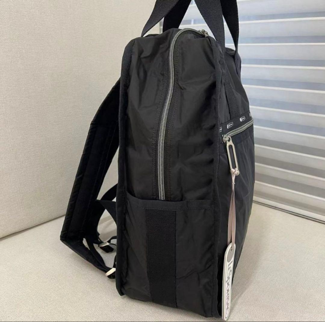 レスポートサック　リュックサック　ブラック　エッセンシャル　超軽量　バックパック