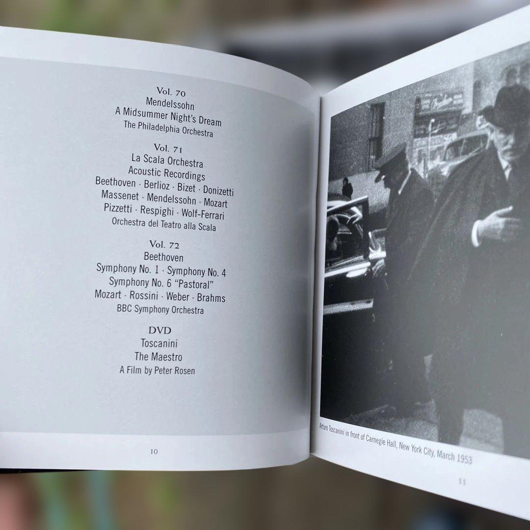 【特価】トスカニーニ RCA録音CD 全集　84CD+冊子　 [DVD欠品］