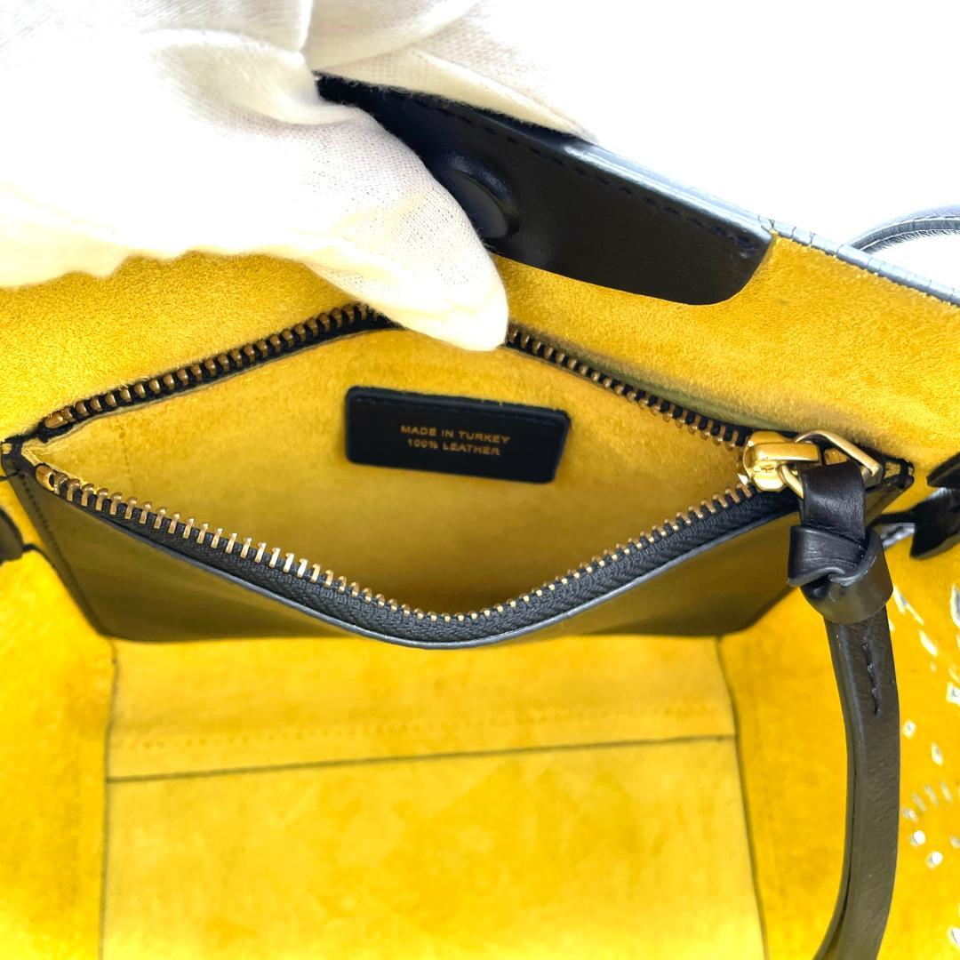 DRIES VAN NOTEN レザー トートバッグ ショルダー ブラック