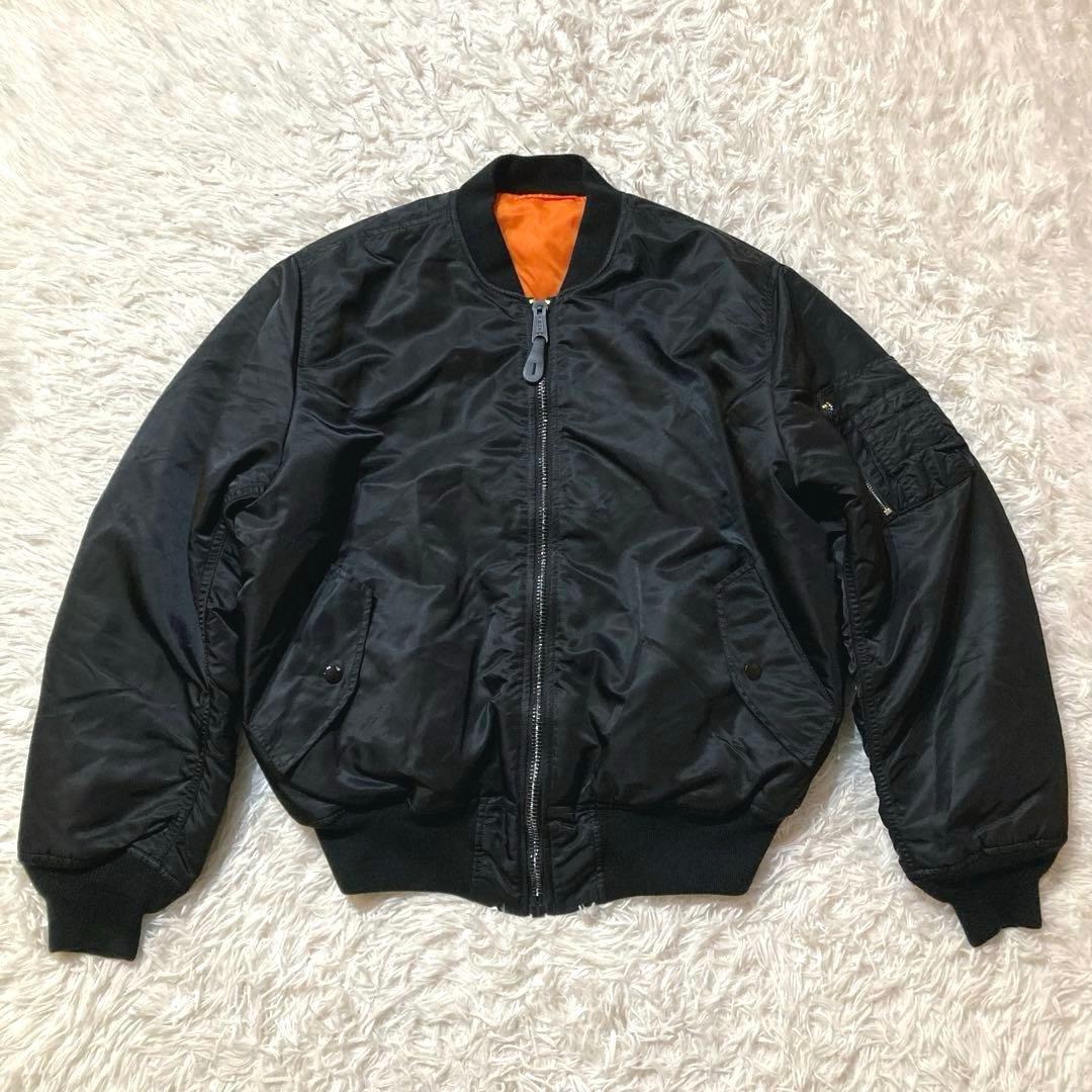【現行良品】ALPHA INDUSTRIES MA-1 フライトジャケット　L