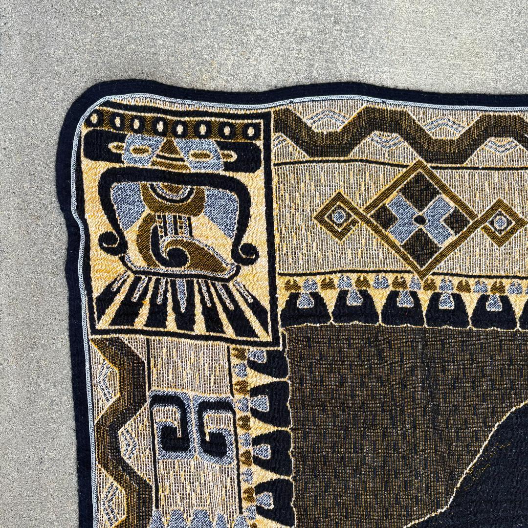 先住民デザイン ブランケット　184x212