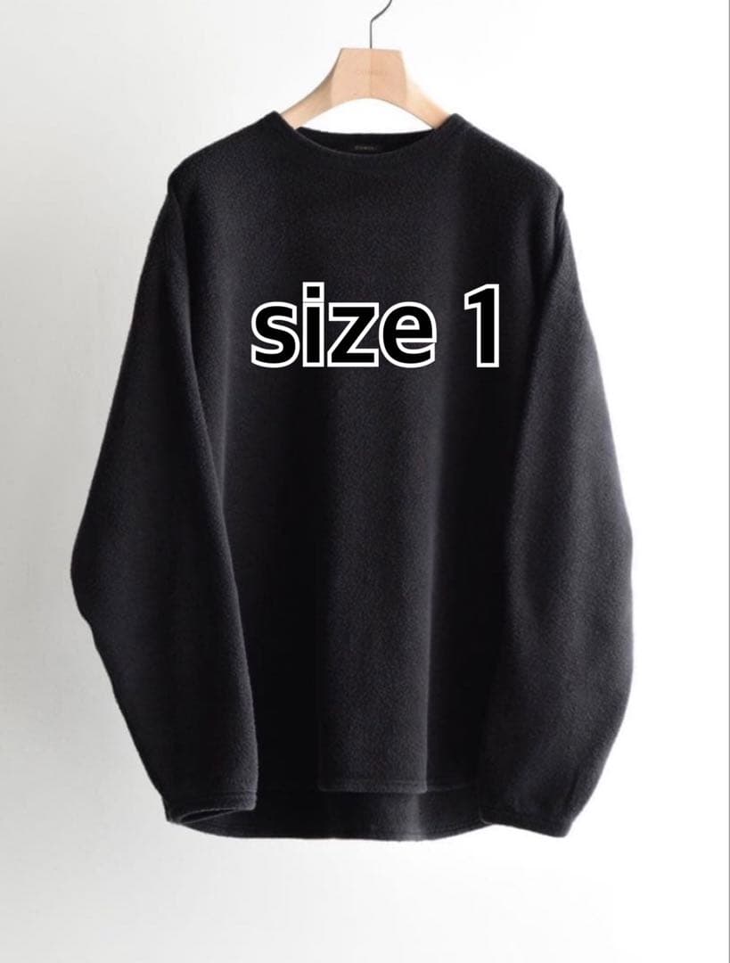 COMOLI コモリ 25AW フリース クルーネック