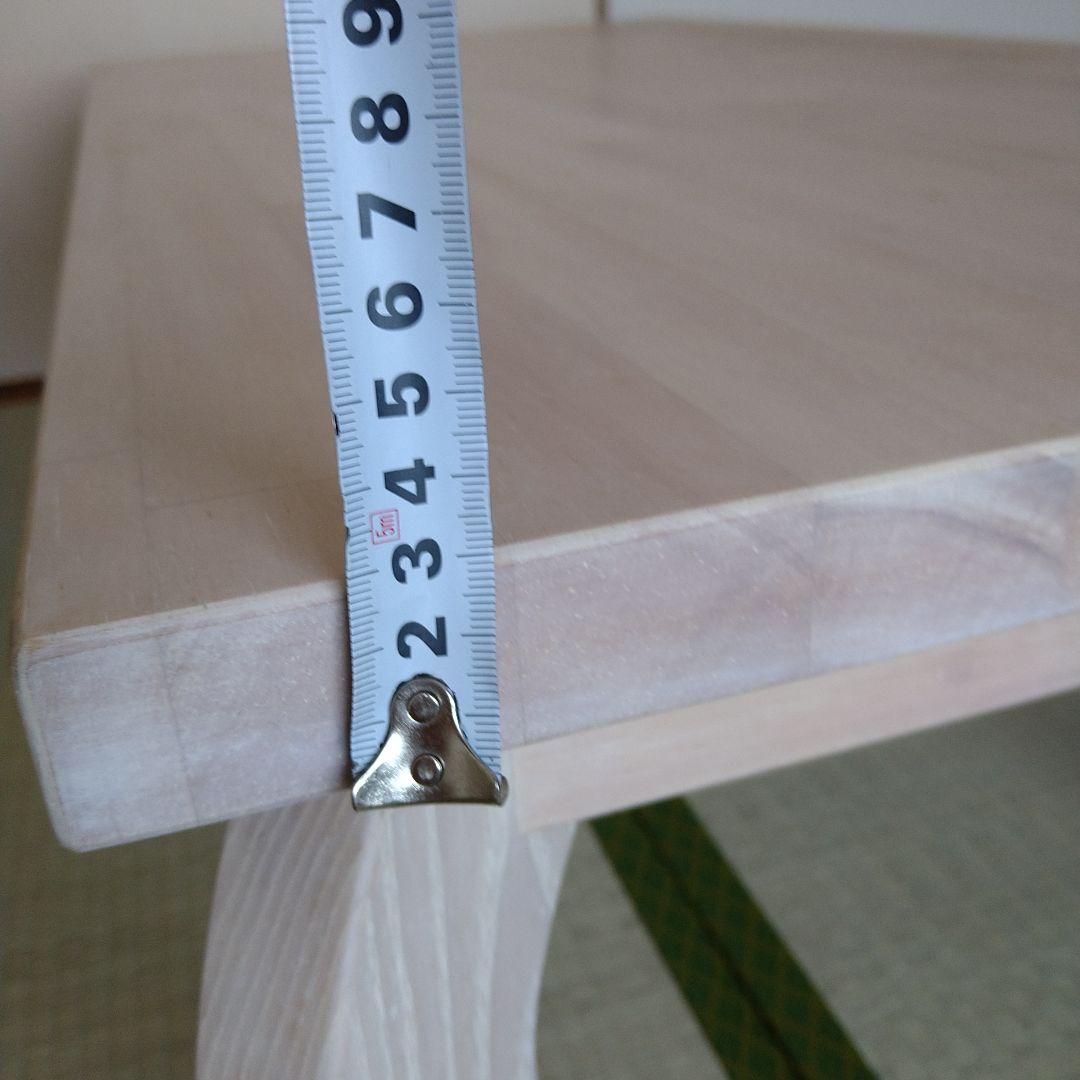 猫脚　テーブル　こたつ　特注ホワイト　木製　姫系　机　座卓