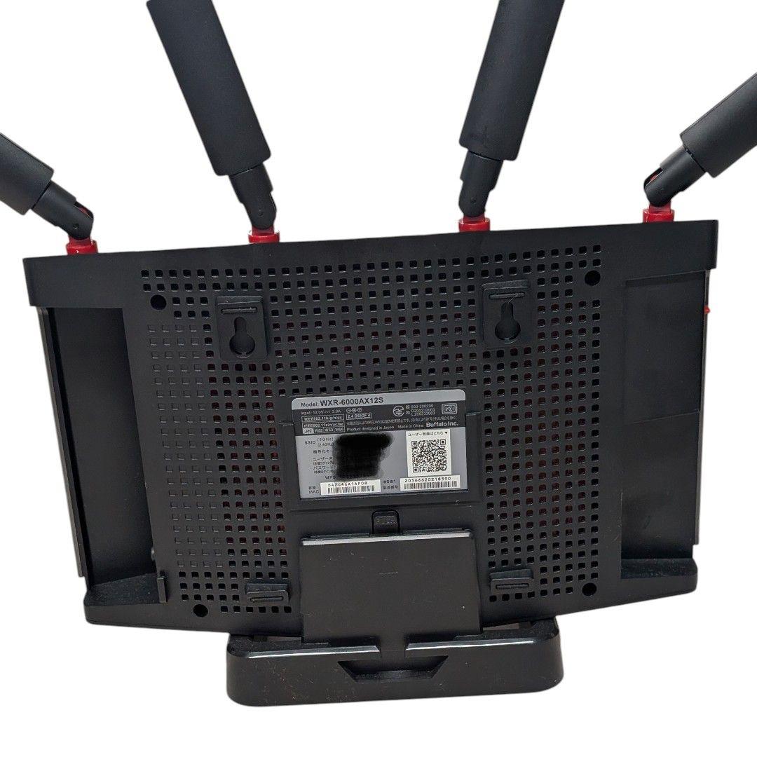 BUFFALO Wi-Fi6ルーター WXR-6000AX12S 11ax