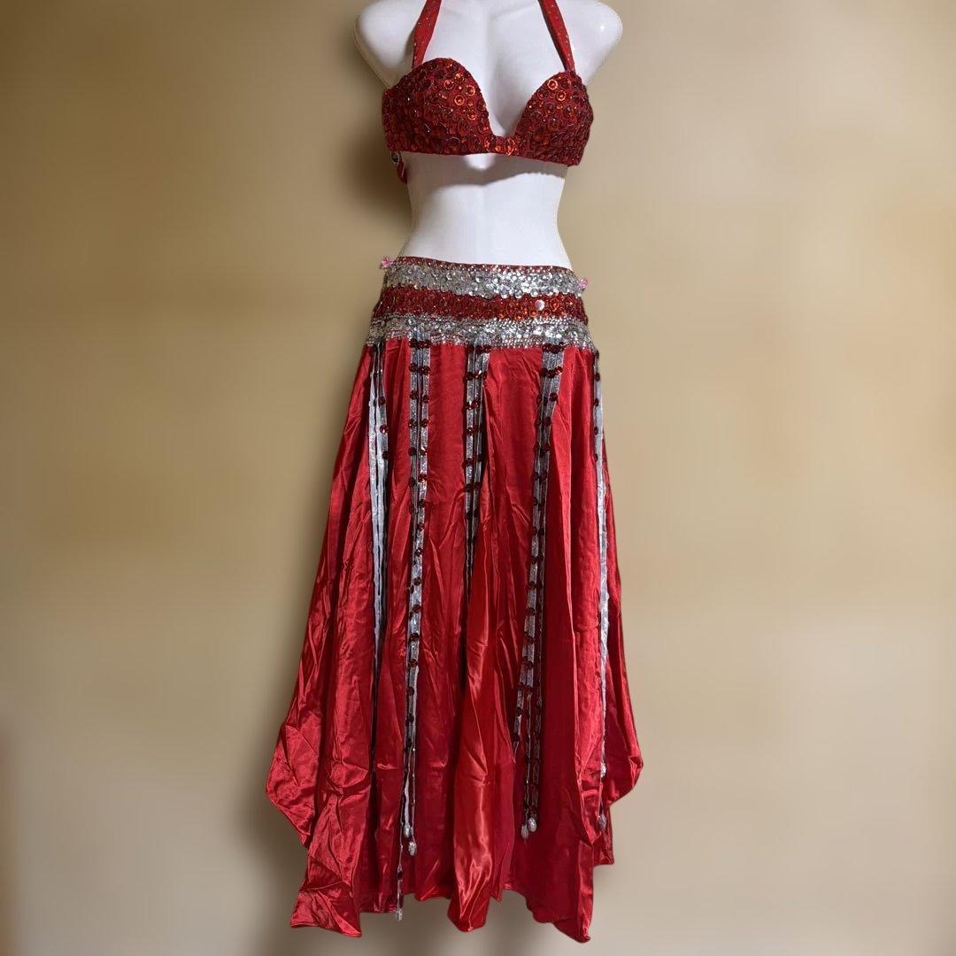 レッドベリーダンスセットアップ