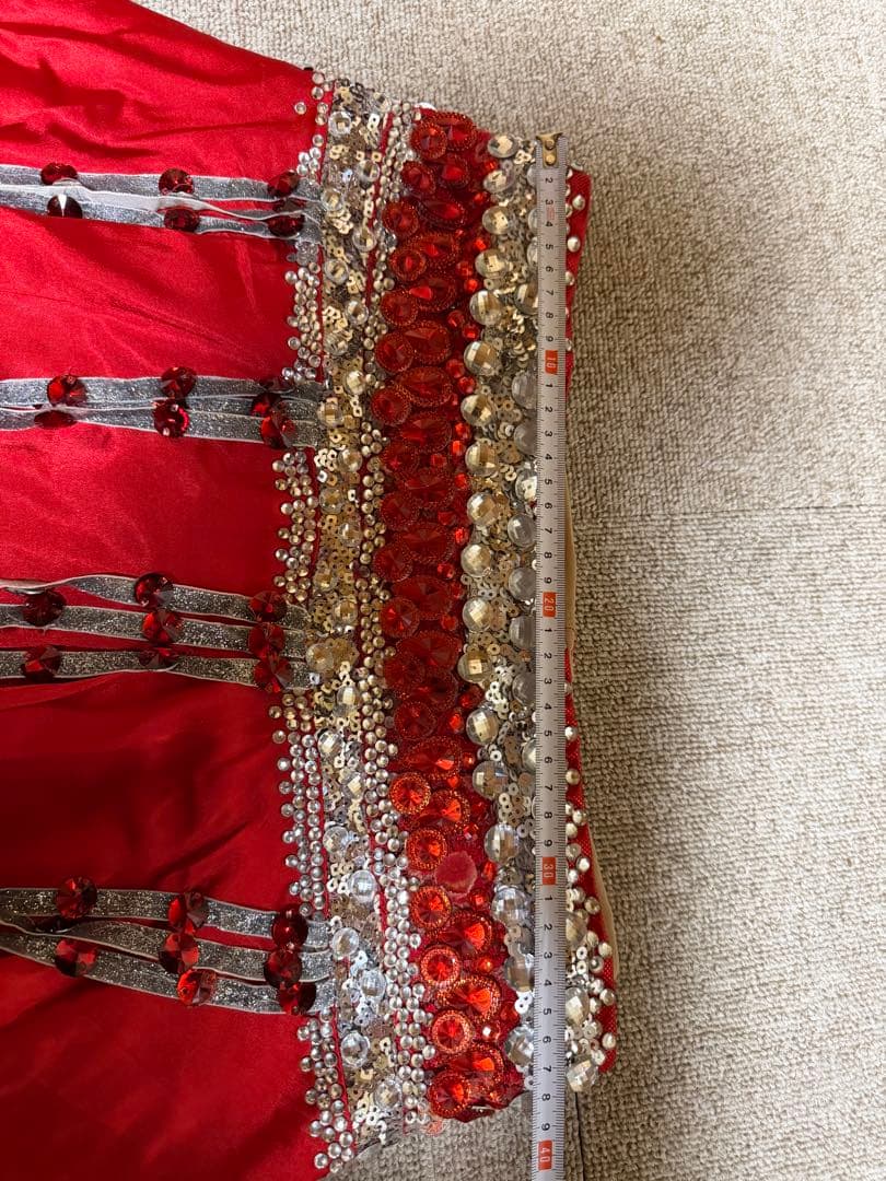 レッドベリーダンスセットアップ