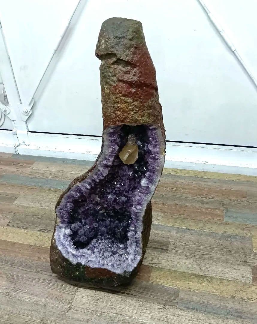 アメジストドーム 天然石 大型 高さ約110cm 強運 開運 浄化 紫水晶