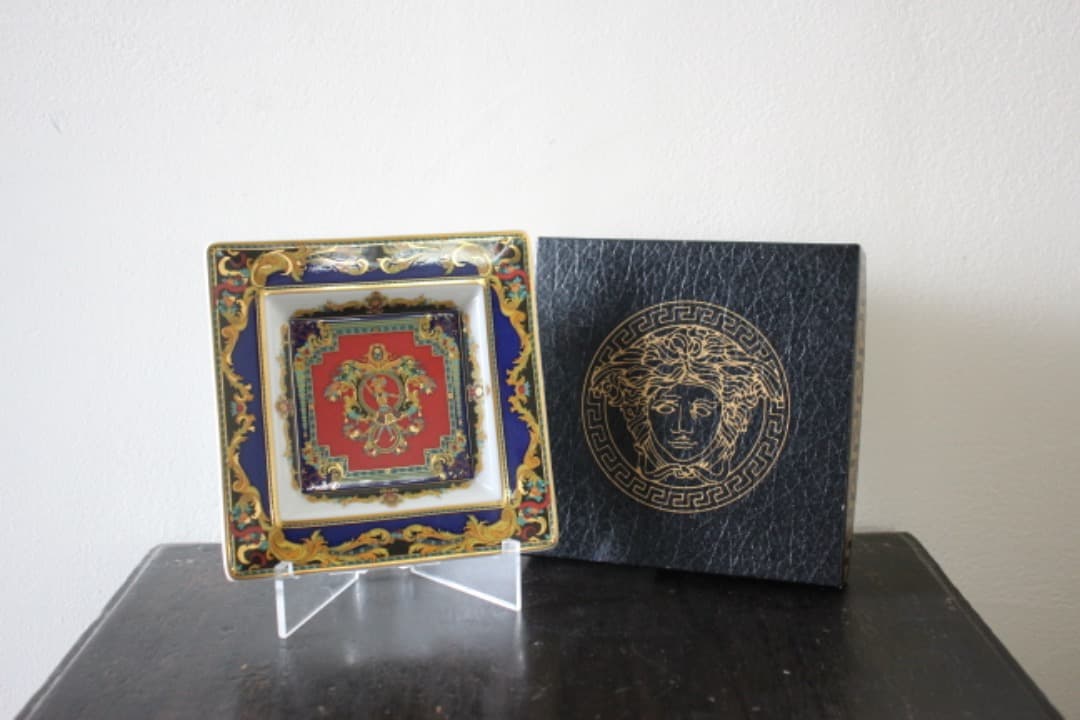 未使用　ヴェルサーチ×ローゼンタール　ル・ロワ・ソレイユ　小皿　トレイ　灰皿