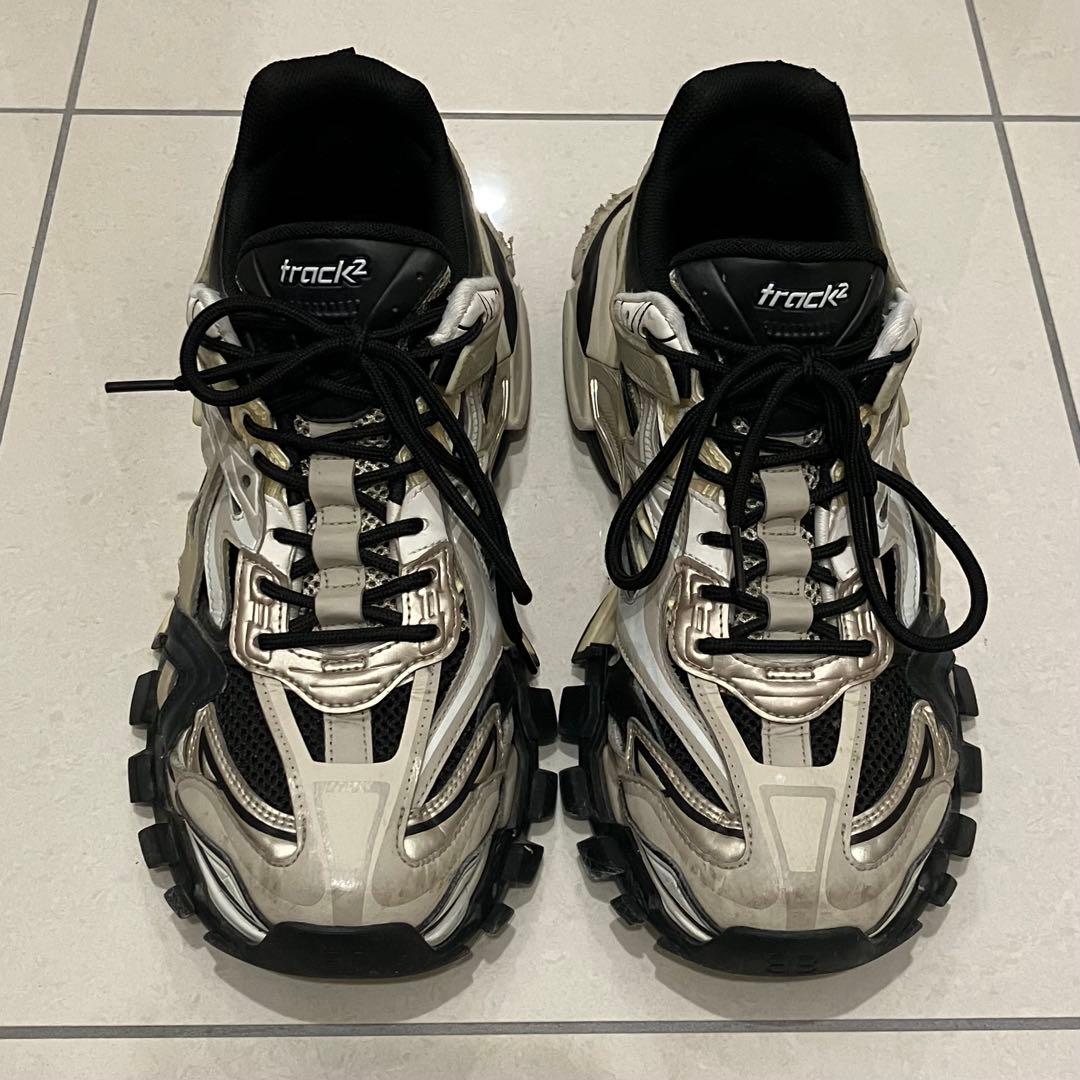 靴 BALENCIAGA track2 Beige 43 27.5-28.5cm