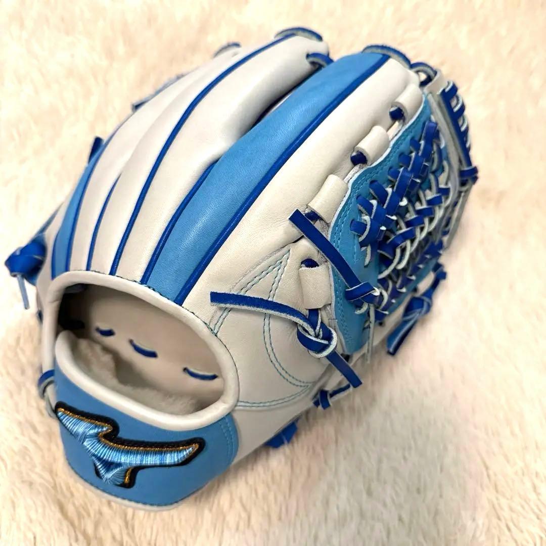 新品❤️ミズノプロ軟式グローブ❤️青/白