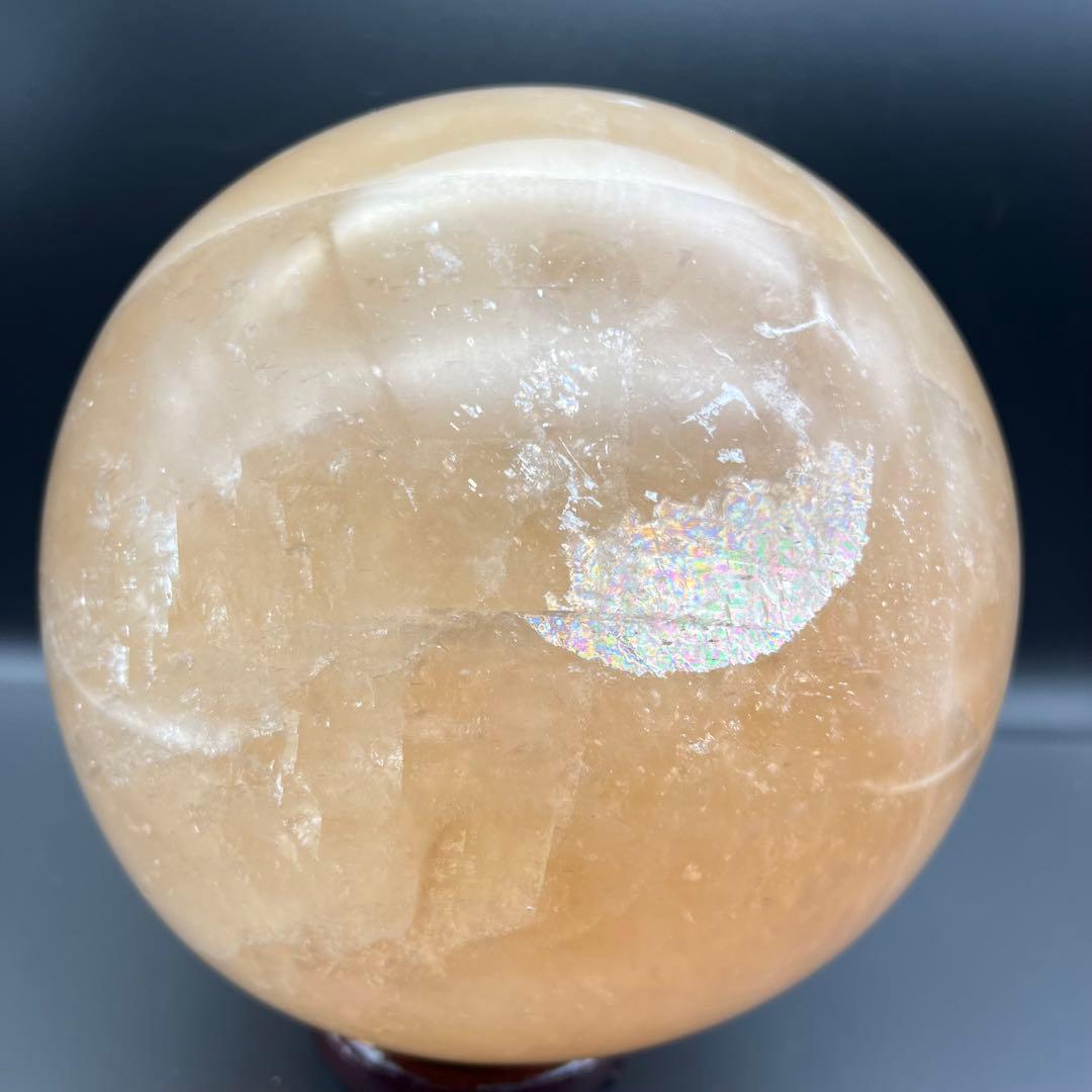 ✳️13.06kg‼️極大丸玉✨レインボー カルサイト 丸玉 天然石 パワーストーン