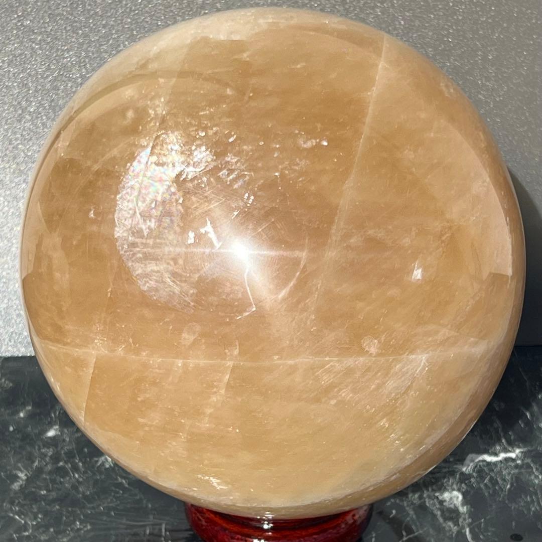 ✳️13.06kg‼️極大丸玉✨レインボー カルサイト 丸玉 天然石 パワーストーン