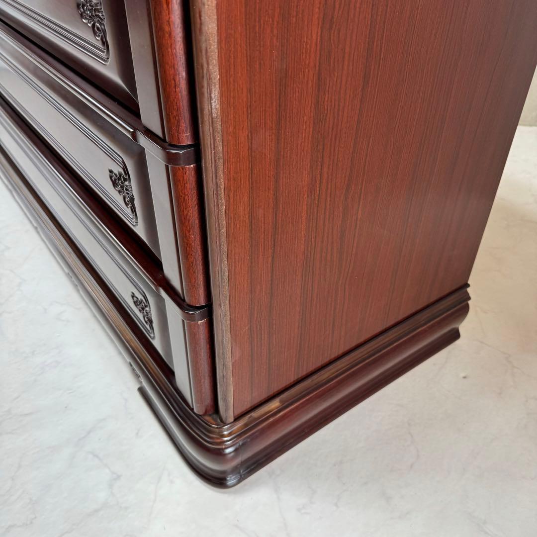 【高級桐タンス】府中家具 下段 箪笥 時代家具 アンティーク レトロ 着物 装飾