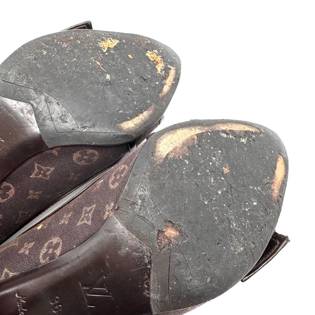 23cm　LOUIS VUITTON ルイヴィトン　モノグラム　パンプス