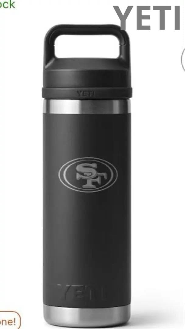 サンフランシスコ49ers × YETI チャグ18oz ブラック｜限定コラボ品