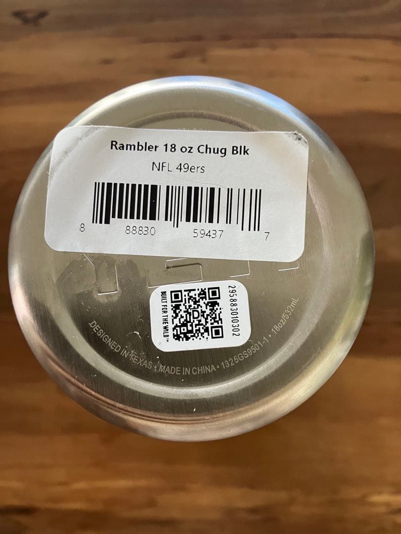 サンフランシスコ49ers × YETI チャグ18oz ブラック｜限定コラボ品