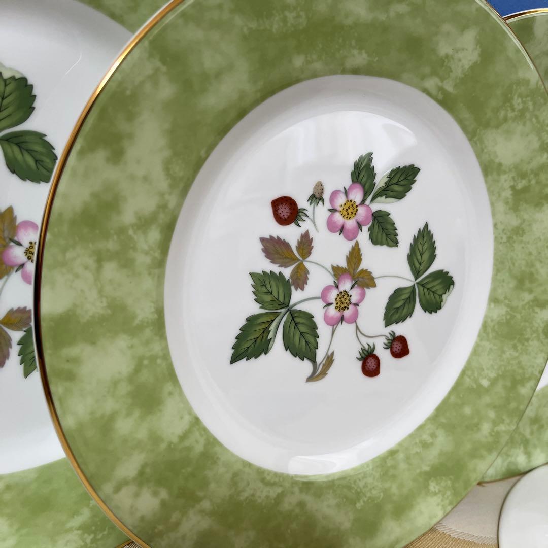 月末限定価格［新品］ワイルドストロベリー•フルリム　プレート5枚