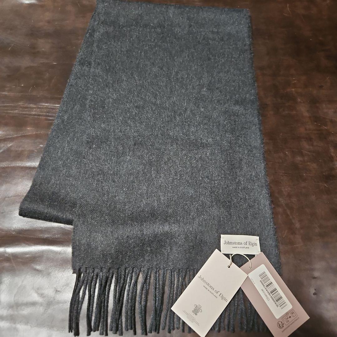 Johnstons　カシミヤマフラー