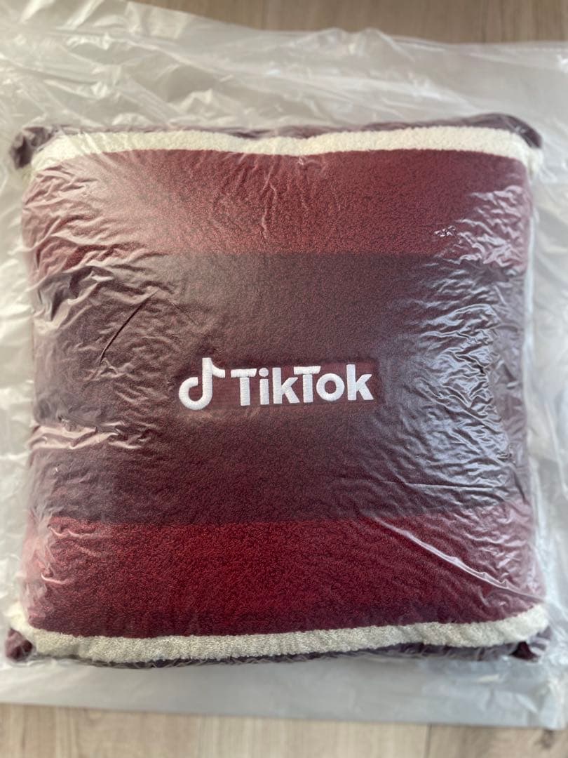 レア！ TikTok クッション 非売品 インテリア40×40 cm