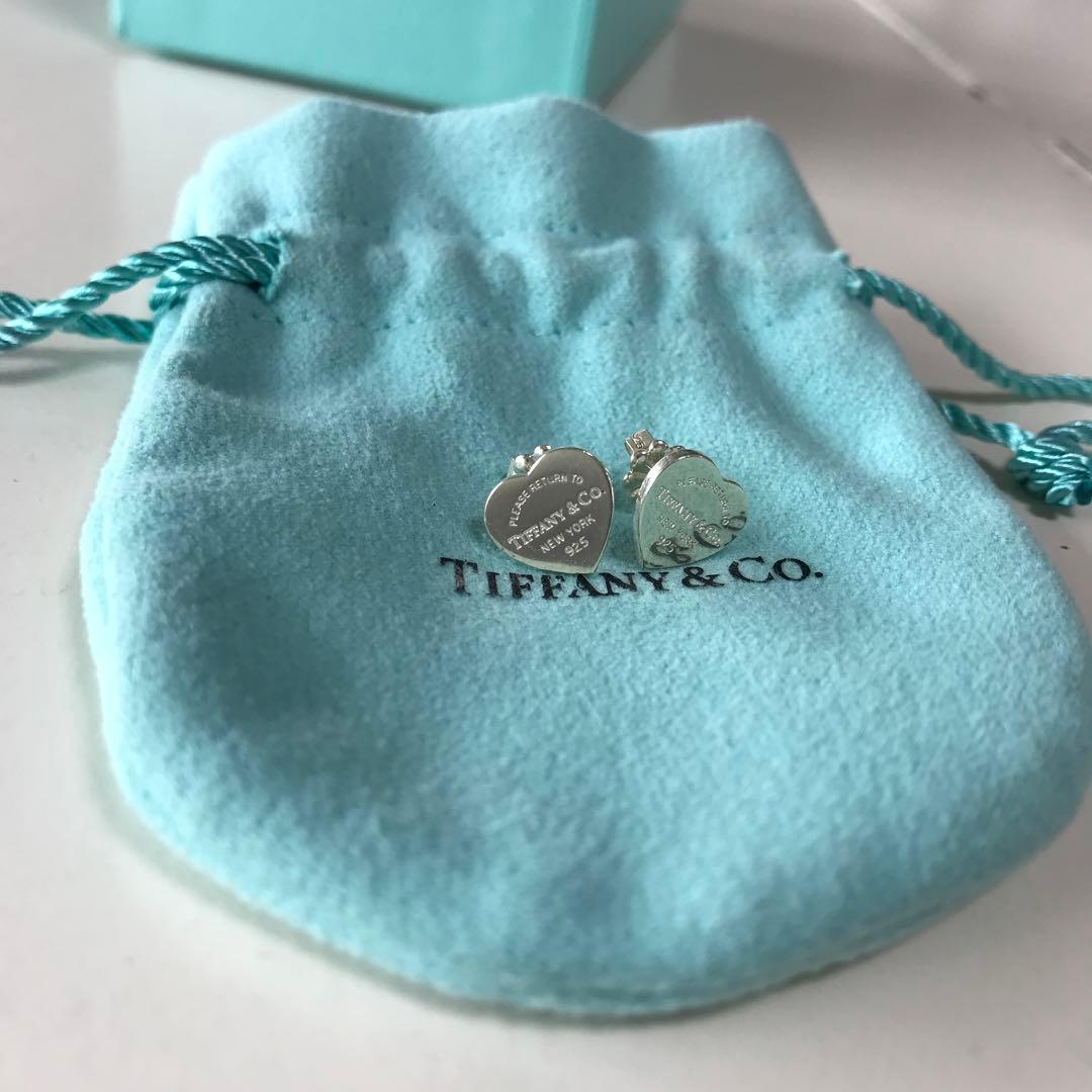 【Tiffany & Co. 】ハート型ピアス シルバー925