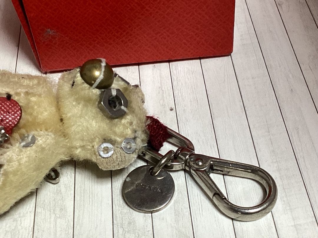 箱付きプラダPRADA テディベアキーホルダー 本物