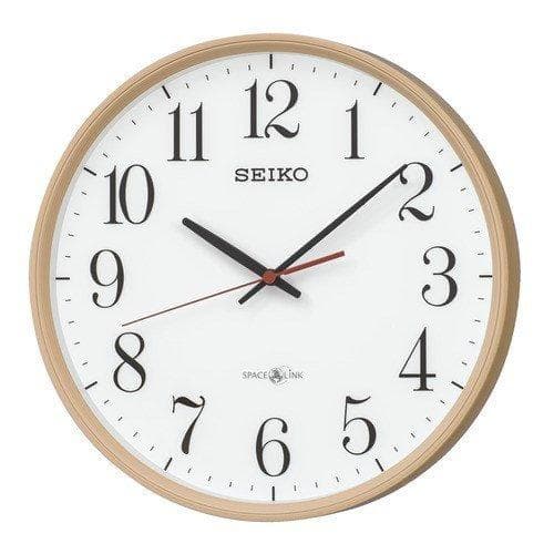 訳あり品 セイコー 衛星電波掛時計 音静かな連続秒針