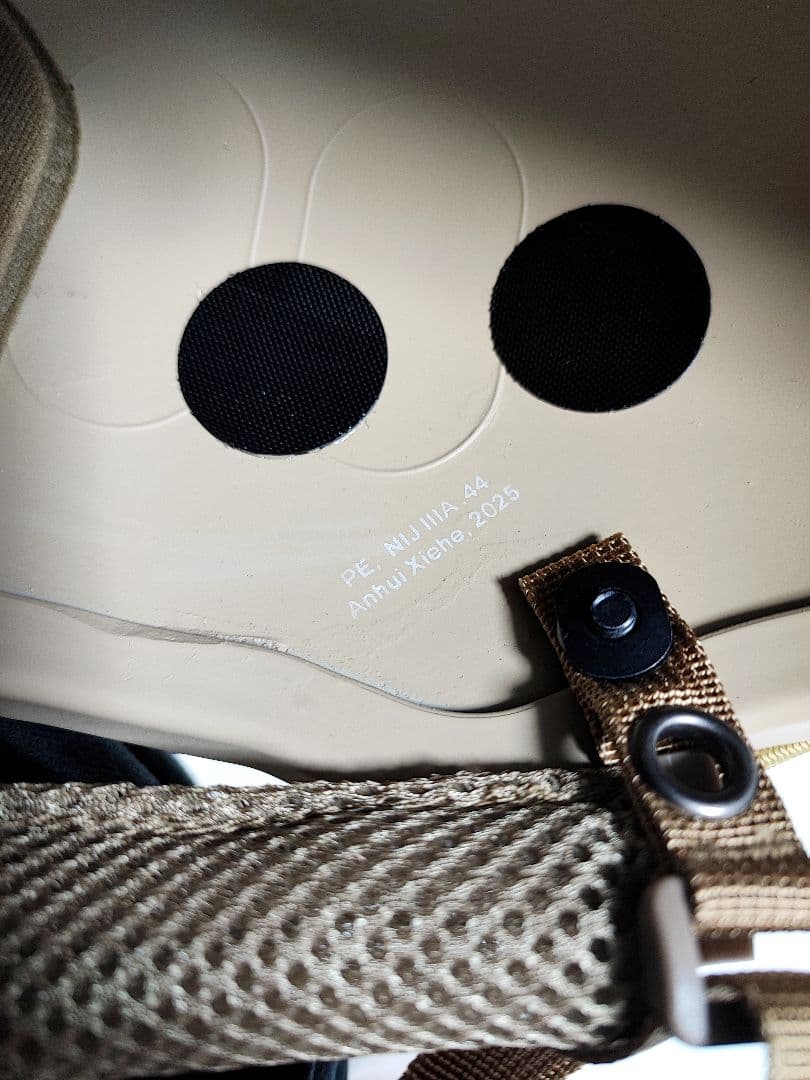 NIJ レベル3A 自衛隊迷彩 Fast型 防弾ヘルメット カバー セット