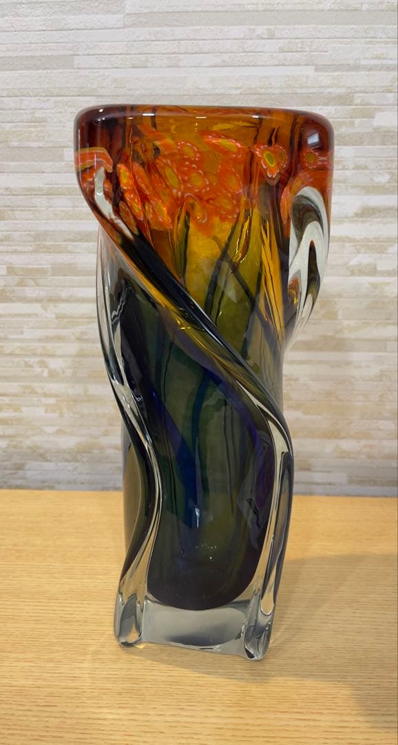 マルテイグラス 花瓶 ガラス製 日本製