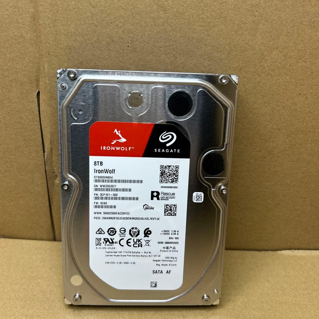 Seagate IronWolf 3.5インチ　8TB 内蔵