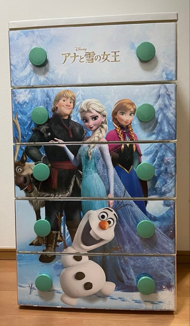 アナと雪の女王 チェスト 5段 アナ雪 ディズニー