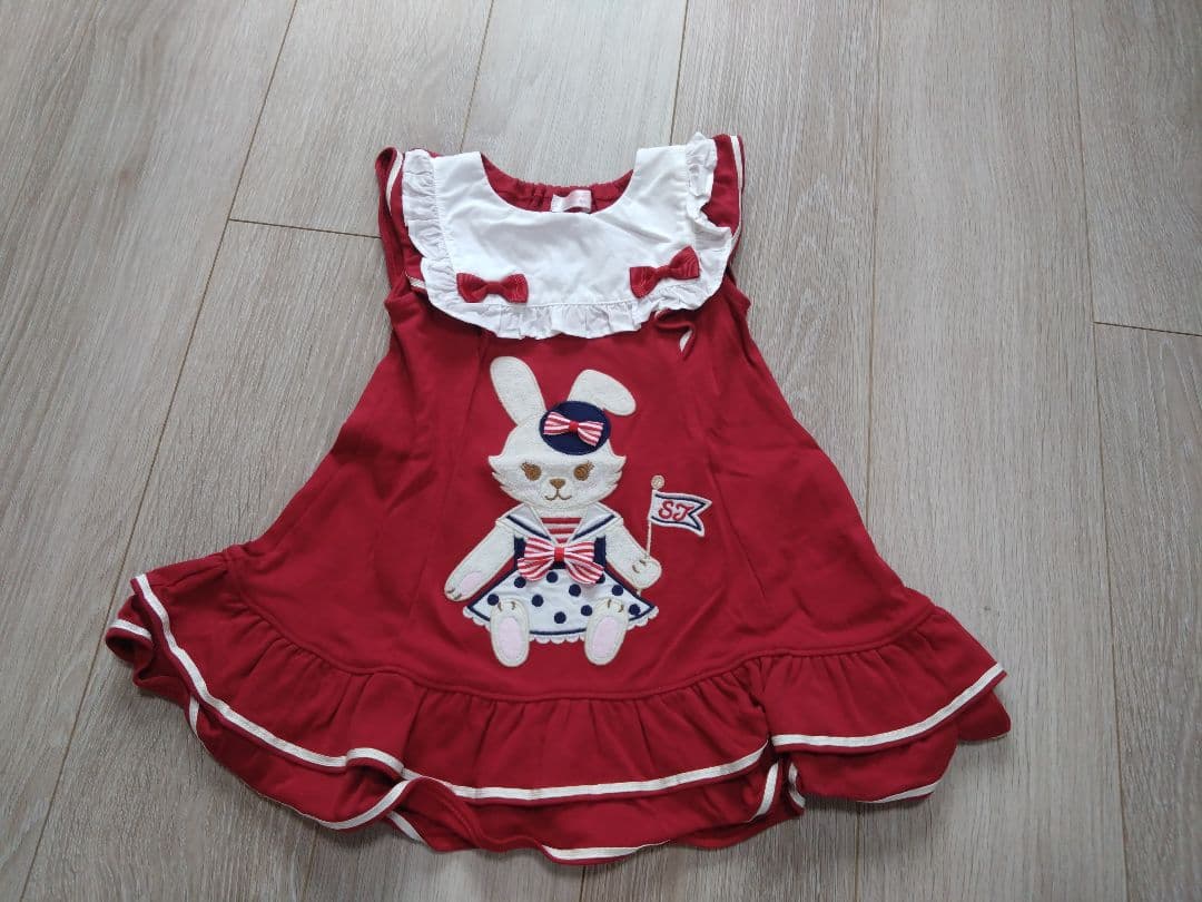 シャーリーテンプル　うさぎマリン　ワンピース