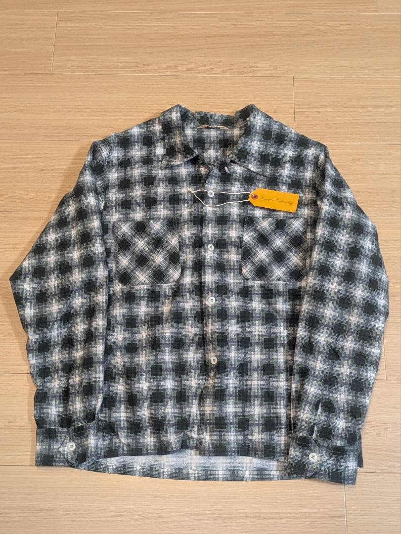 ブッチャープロダクツ ButcherProducts プリント チェックシャツ