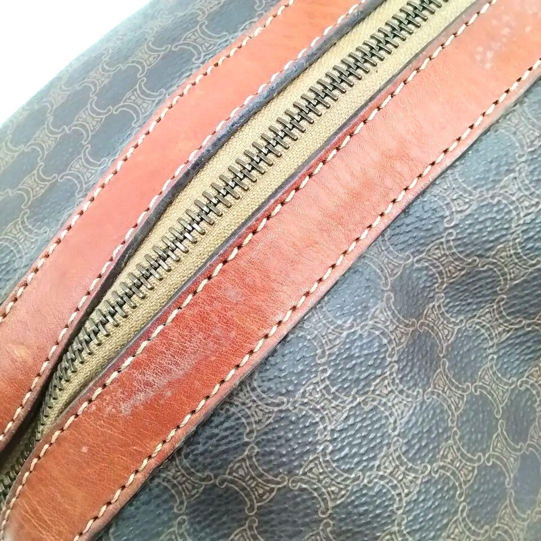 セリーヌ CELINE ボストンバッグ マカダム柄 南京錠 大容量