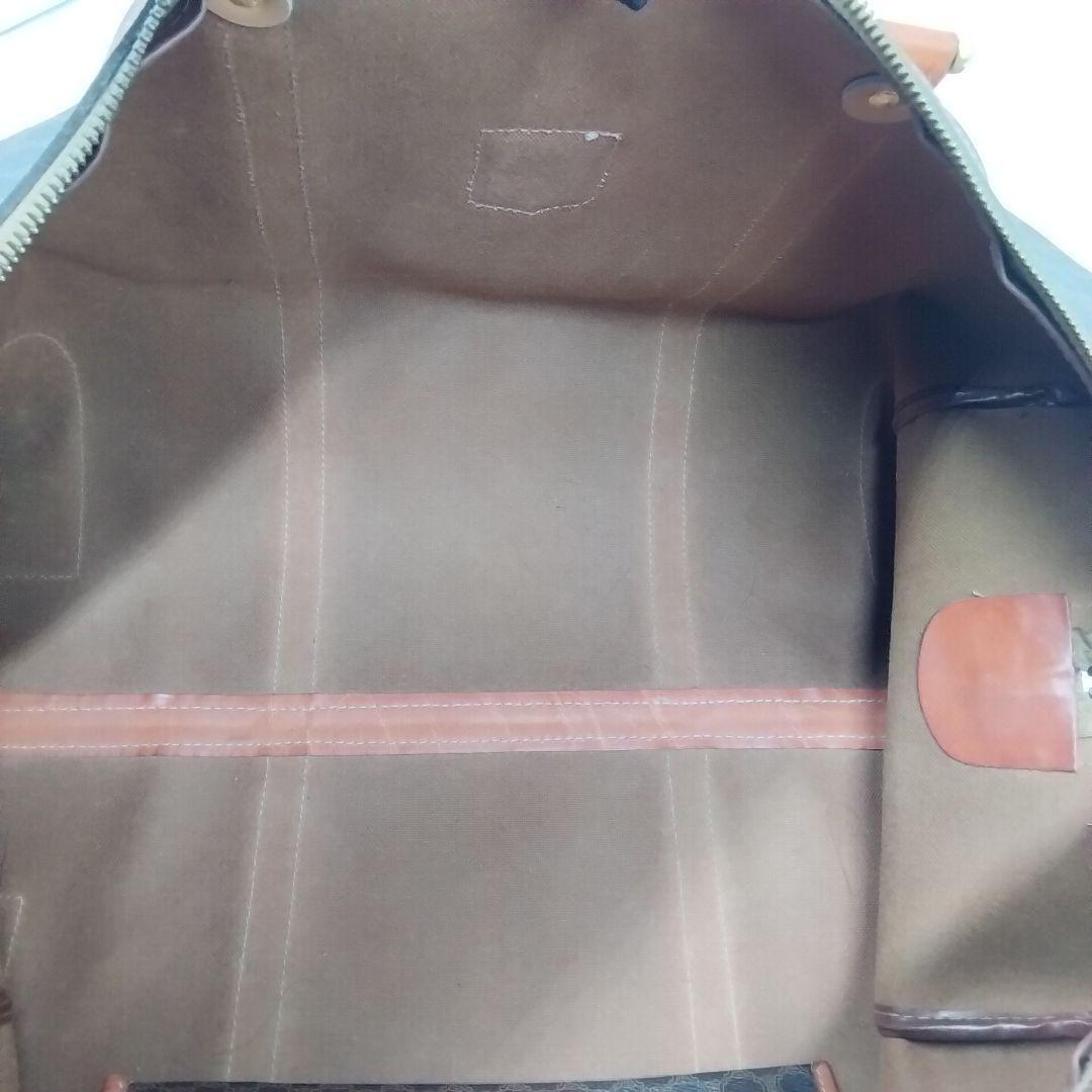 セリーヌ CELINE ボストンバッグ マカダム柄 南京錠 大容量