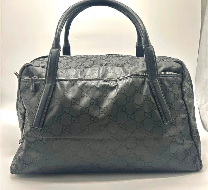 良品✨グッチ　gg ボストンバッグ　ショルダー付　2way 旅行　斜め掛け