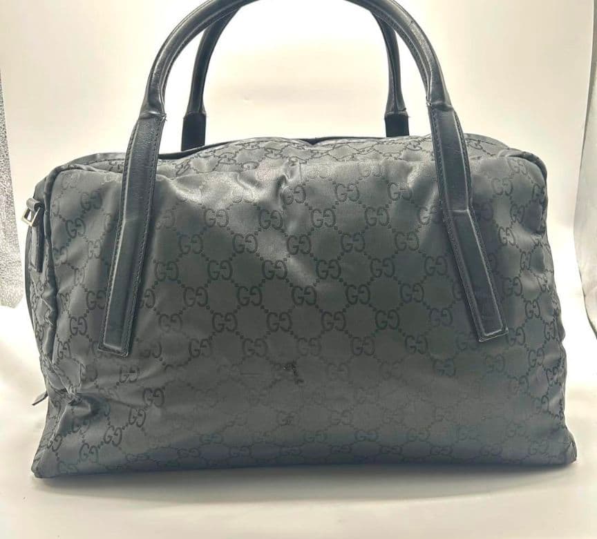 良品✨グッチ　gg ボストンバッグ　ショルダー付　2way 旅行　斜め掛け