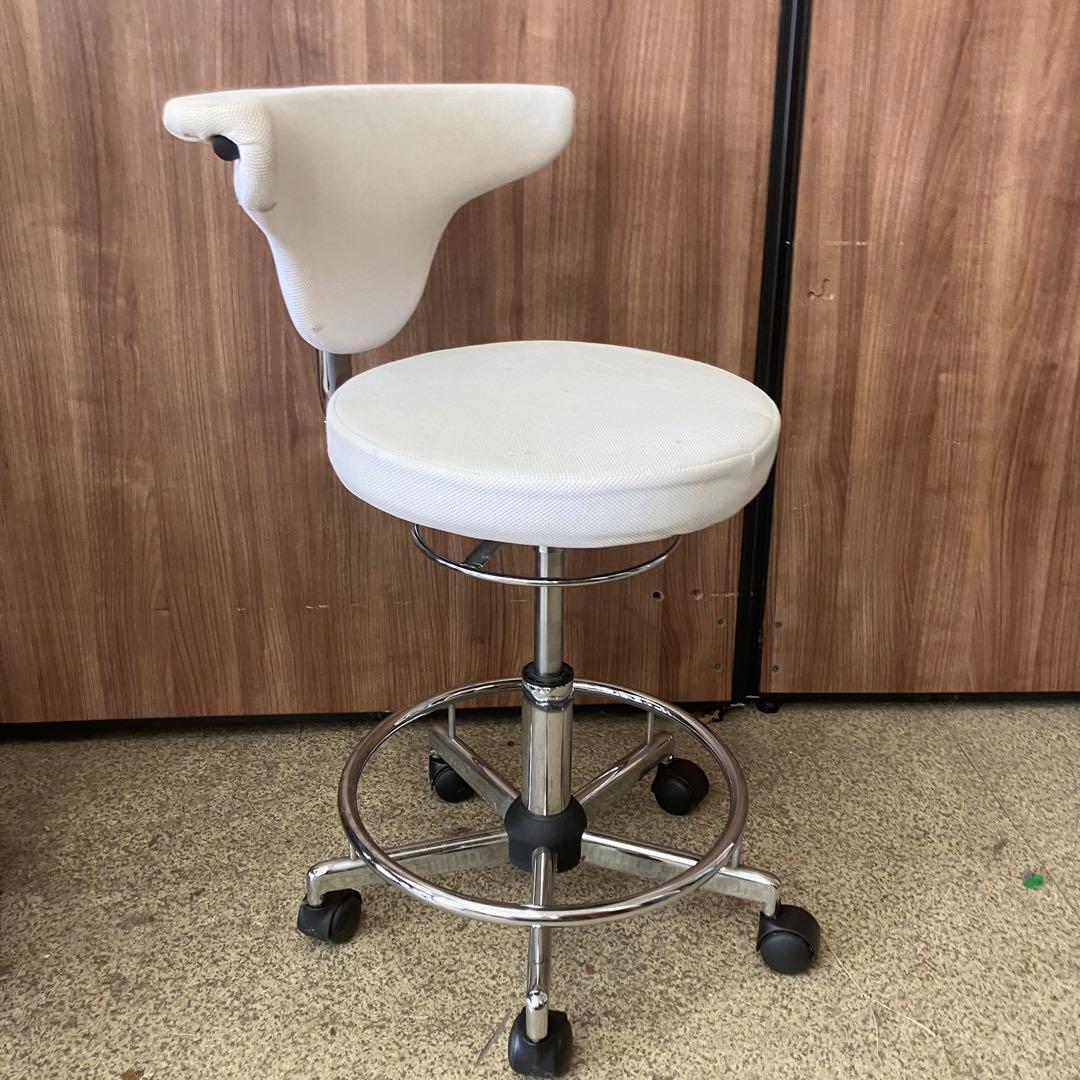 北欧レトロ ワークチェア デスクチェア ラウンドチェアー キャスター付き 回転式