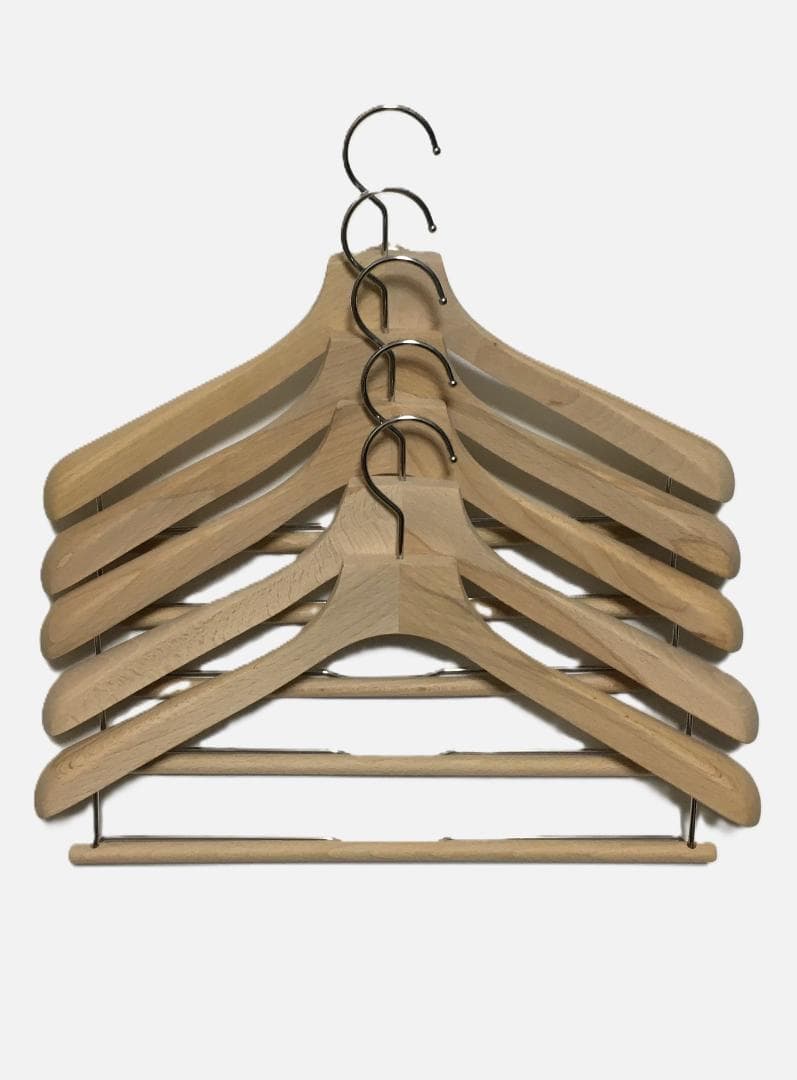 【美品・5本セット】中田工芸 ナカタハンガー NAKATA／ハンガー／42cm