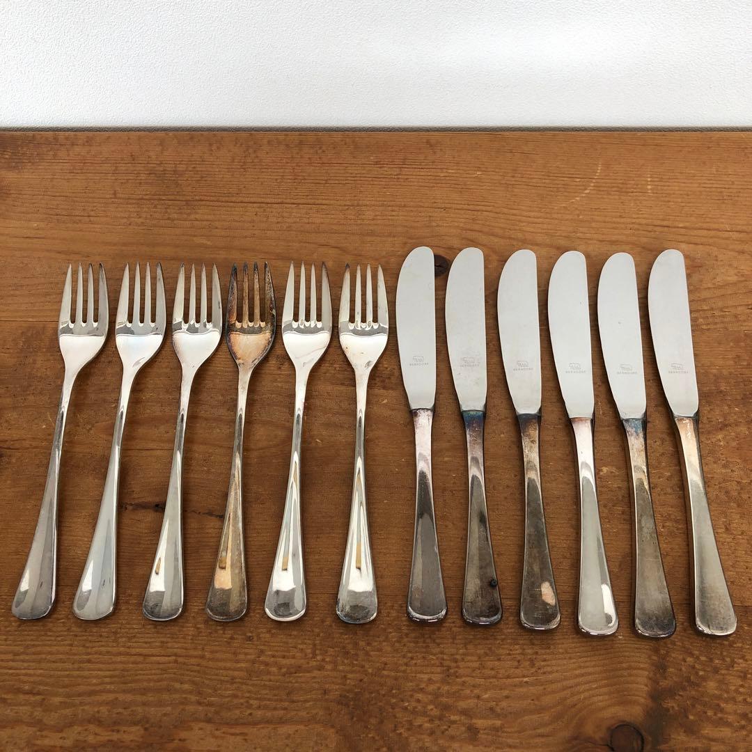 berndorf ナイフ＆フォーク　12本セット　シルバープレート　ベルンドルフ