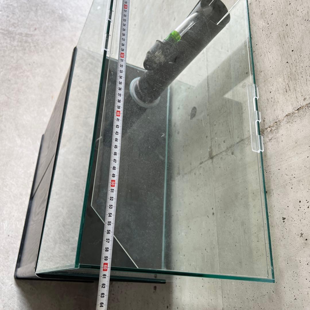 【セット・在庫残り１点】オーバーフロー水槽 セット（水槽台・ろ過槽付）