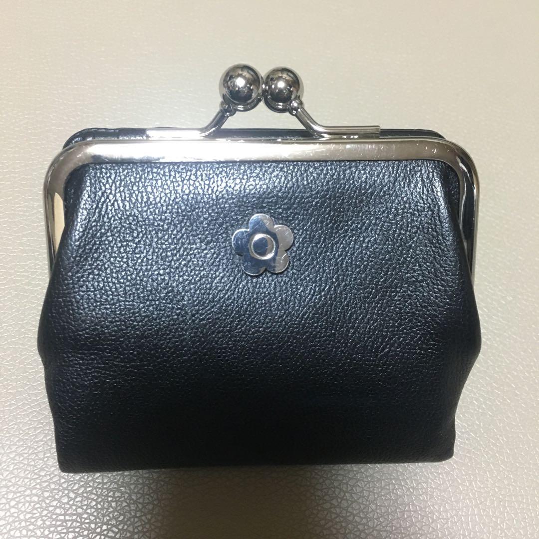 マリークワント　がま口　二つ折り　財布 フレンチシームガマ口　ウォレット